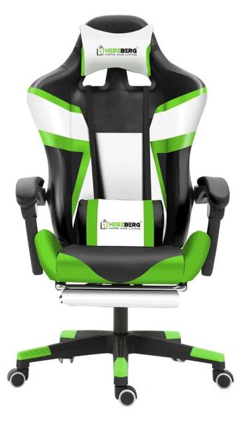 Herzberg HG-8082 Gaming Forgószék - Ergonomikus, Állítható