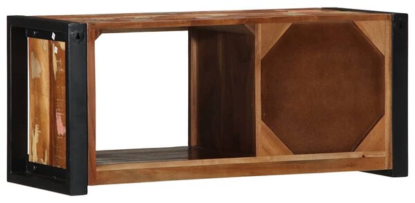 TV szekrény 80x30x35 cm tömörfa, újrahasznosított fa