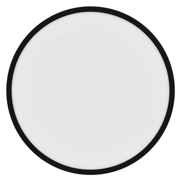 Nordlux LED-es mennyezeti lámpa Oja Smart, fekete, Ø 60 cm, dimmelhető, Fekete, Konyha, Műanyag