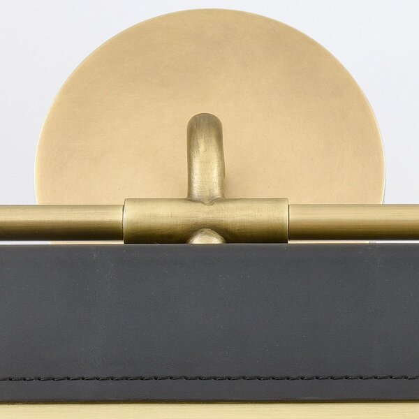 Quintiesse vintage fali lámpa valise fekete sárgaréz elsqn-valise-w-vbstl