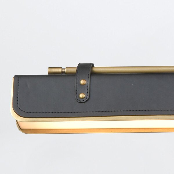 Quintiesse vintage mennyezeti lámpa valise fekete sárgaréz elsqnvaliselp80vbstl