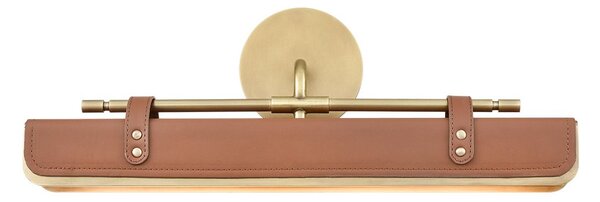 Quintiesse vintage fali lámpa valise barna sárgaréz elsqn-valise-w-vbscl