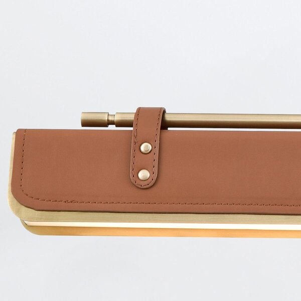 Quintiesse vintage mennyezeti lámpa valise barna sárgaréz elsqnvaliselp80vbscl