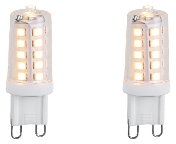2 db G9 dimmelhető LED izzó szett 3,2W 250lm 2200K