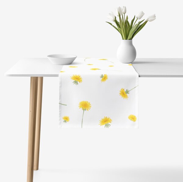 Goldea pamut asztali futó - pitypangok 35x140 cm | FAVI.hu