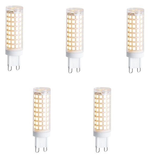 5 darabos G9 dimmelhető LED izzókészlet 5,5W 500 lm 2700K