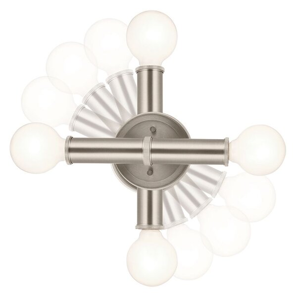 Quintiesse klasszikus fali lámpa torche nikkel elsqn-torche-2w-bn IP44