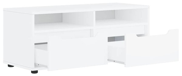 VISNES fehér szerelt fa TV-szekrény 100x40x38 cm
