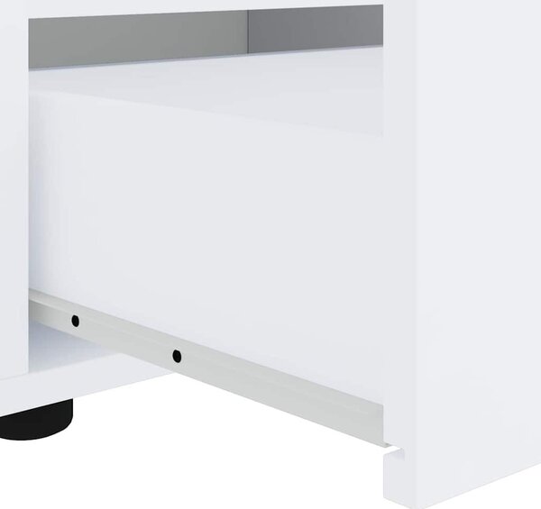 VISNES fehér szerelt fa TV-szekrény 100x40x38 cm