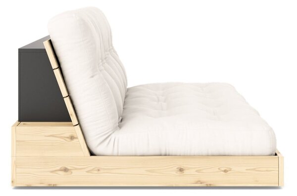 Krémszínű kinyitható kanapé 196 cm Base – Karup Design