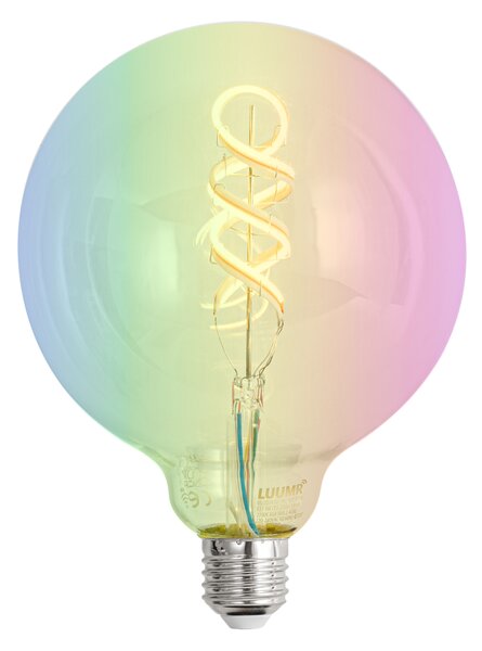 Okos E27 Dimmelhető LED Izzó G125 RGBW 4W 250lm 2700K