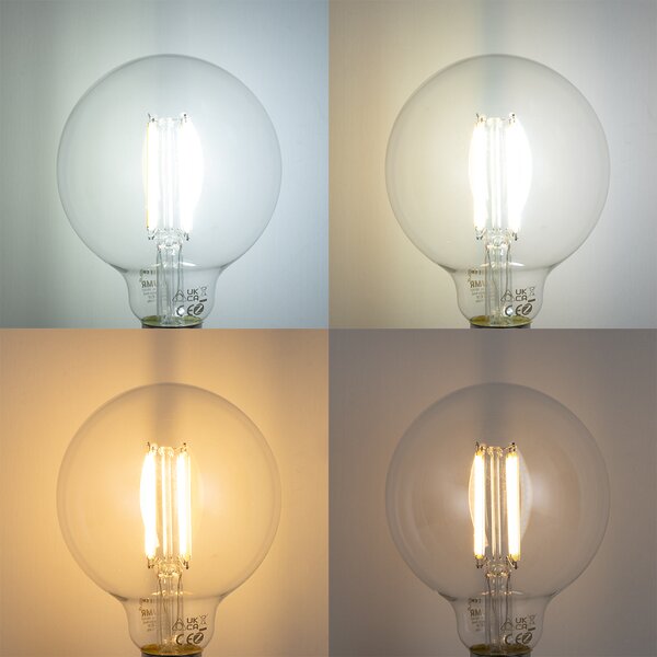 Okos E27 Dimmelhető LED Izzó G95 Átlátszó 7W 806 lm 2700-6500K Zigbee