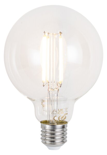 Okos E27 Dimmelhető LED Izzó G95 Átlátszó 7W 806 lm 2700-6500K Zigbee