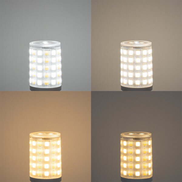 5 darabos Smart G9 szabályozható LED izzókészlet, átlátszó, 2,5W, 250 lm, 2700-6500K