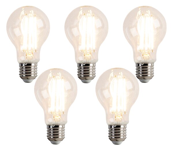 5 darabos E27-es dimmelhető LED izzókészlet A60 7,6W 780 lm 2700K