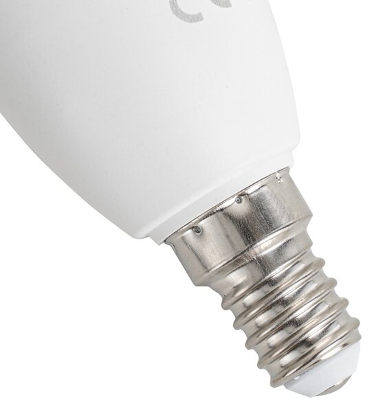 E14 Dimmelhető LED Izzó C37 Opál 4.9W 470lm 2700-6500K
