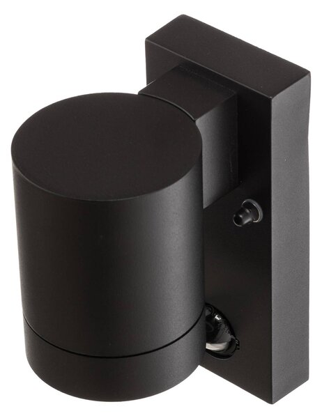 Nordlux Tin Maxi Sensor kültéri fali lámpa, fekete, Fekete, fém, Modern