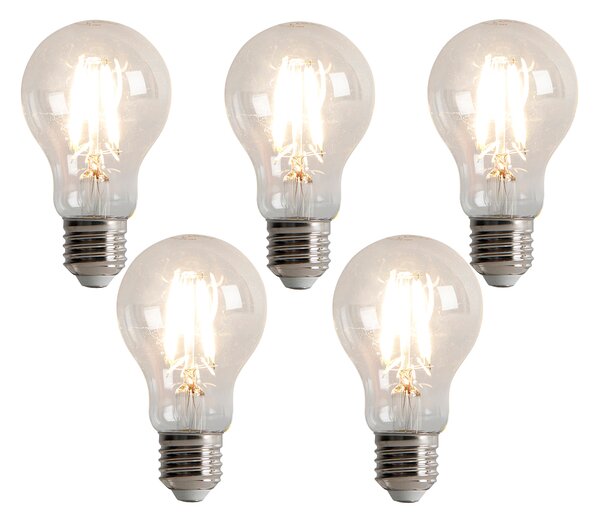 5 db E27 3 fokozatú dimmelhető LED izzó A60 5W 500lm 2700K szett