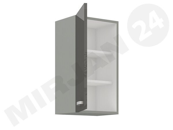Felső konyhaszekrény Milo 40 G-72 F (szürke + krém fényes)