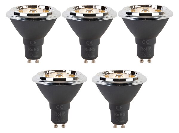 5 db GU10 dimmelhető LED izzó AR70 6W 450lm 2700K szett