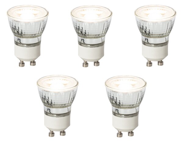 5 db GU10 dimmelhető LED izzó szett 35 mm 4W 200lm 3000K