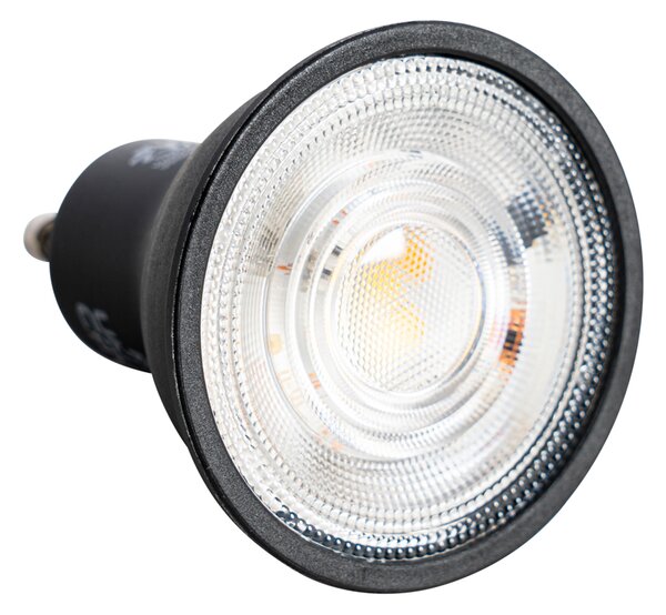 5 db GU10 dimmelhető LED izzó szett fekete 6W 500lm 2700K