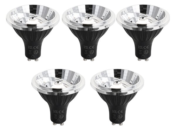 5 darabos GU10 dimmelhető LED izzó készlet 70mm 6.5W 600LM 4000K