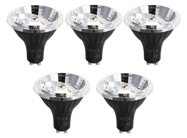 5 db GU10 dimmelhető LED izzó 70 mm 6,5 W 600 lm 2700 K