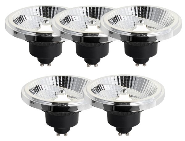 5 darabos GU10 dimmelhető LED izzó készlet 111mm 10.5W 770LM 4000K
