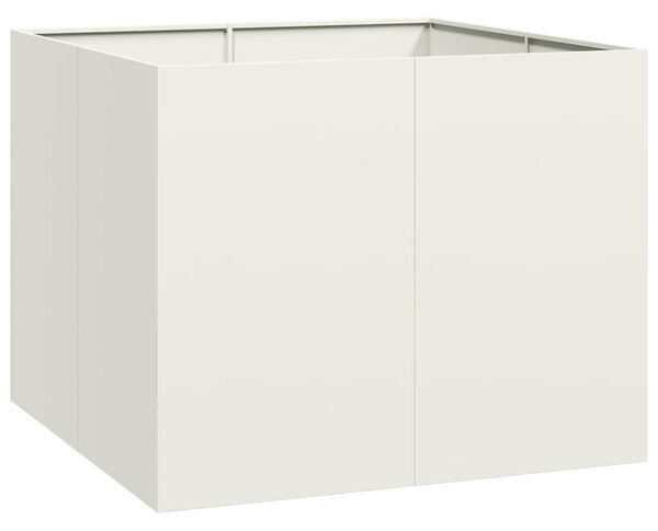 Növénytartó fehér 120x80x80 cm Acél