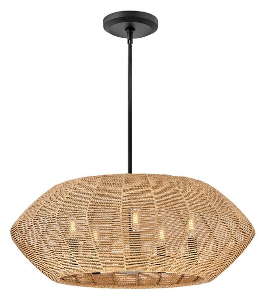 Quintiesse modern boho függeszték luca bézs fekete elsqn-luca-5p-mbkcam