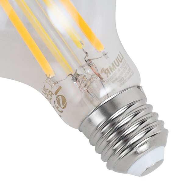 3 darabos intelligens E27 dimmelhető LED izzókészlet A60 7W 806LM 2700-6500K Zigbee Smart Hub-bal