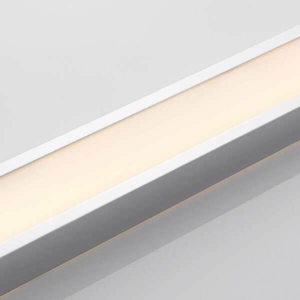 Lindby LED fürdőszoba fali lámpa Layan, 120 cm, króm, fém, Króm / ezüst, Fürdőszoba, fém, Modern