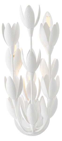 Quintiesse klasszikus fali lámpa flora fehér elsqn-flora-3w-wht