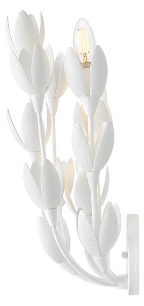 Quintiesse klasszikus fali lámpa flora fehér elsqn-flora-3w-wht