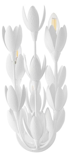 Quintiesse klasszikus fali lámpa flora fehér elsqn-flora-3w-wht