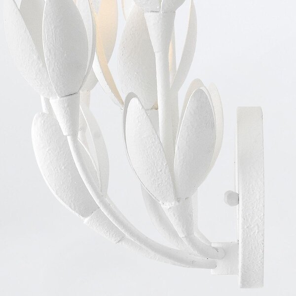 Quintiesse klasszikus fali lámpa flora fehér elsqn-flora-3w-wht