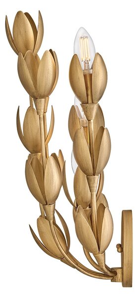 Quintiesse klasszikus fali lámpa flora arany elsqn-flora-3w-gd