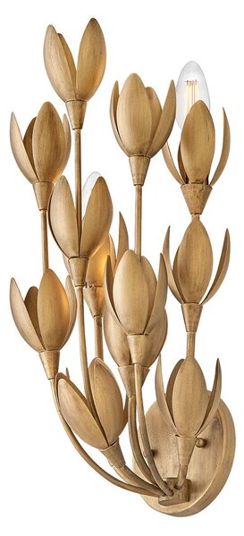 Quintiesse klasszikus fali lámpa flora arany elsqn-flora-3w-gd