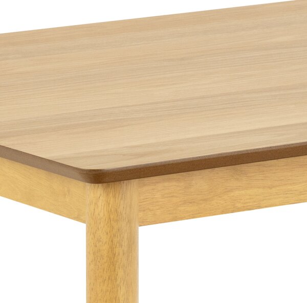 MAZZONI EXPORT ZARION Természetes tölgy - KONYHAASZTAL 120 cm FA FURNÉR