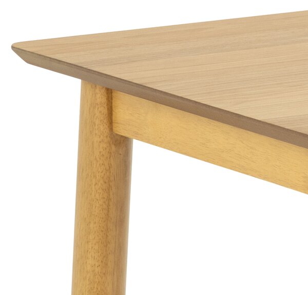 MAZZONI EXPORT ZARION Természetes tölgy - KONYHAASZTAL 120 cm FA FURNÉR