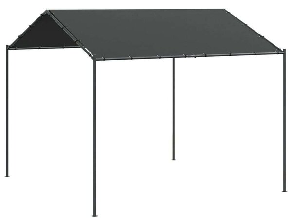 Acél Pavilon - Kerti Sátor - 3x3m - Antracitszürke