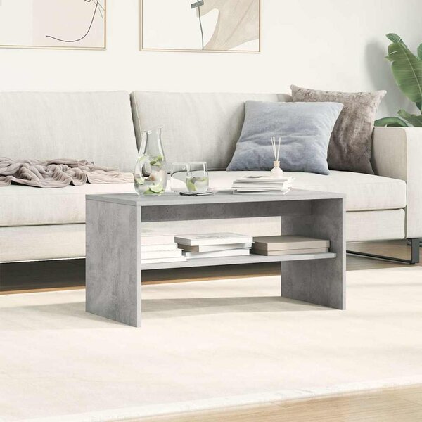 Betonszürke forgácslap TV-szekrény 80 x 40 x 40 cm