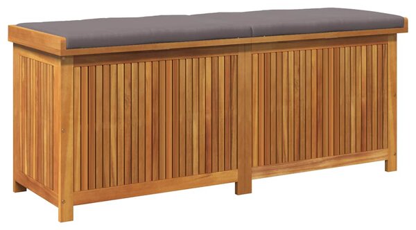 Tömör akácfa kültéri párnatartó láda 150x50x60,5 cm