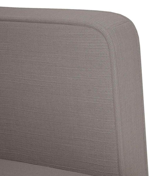 Tópszínű szövet kanapészék karfás szék 53 cm
