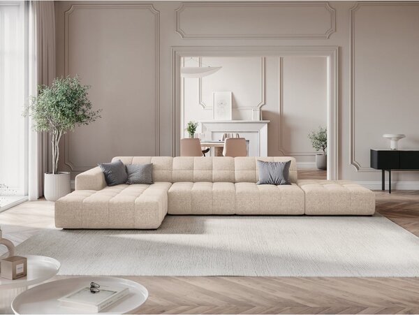 Bézs sarokkanapé (bal oldali) Chicago – Cosmopolitan Design