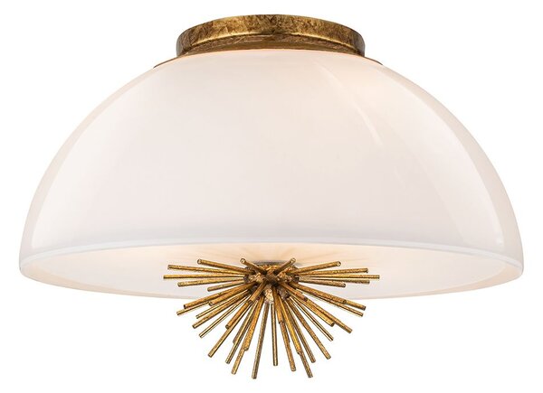 Elstead lighting klasszikus függeszték staring opál arany elsstaring-3p-dgopal