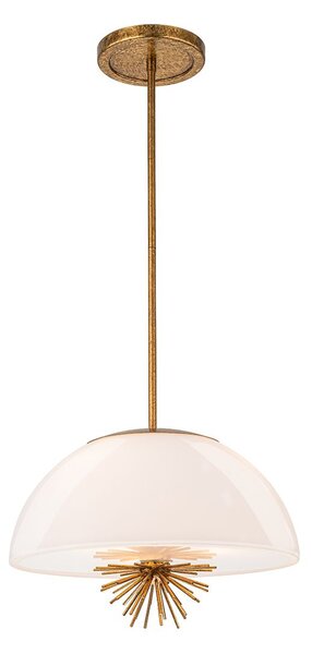 Elstead lighting klasszikus függeszték staring opál arany elsstaring-3p-dgopal