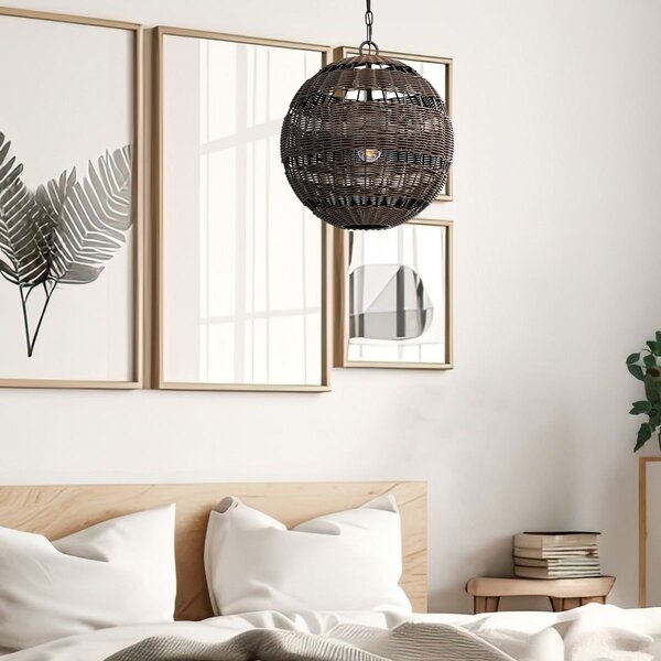 Quoizel boho kültéri függeszték lindendale barna elsqz-lindendale-pwt IP44