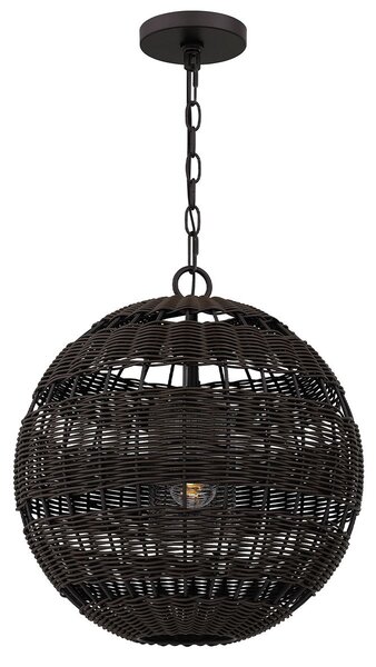 Quoizel boho kültéri függeszték lindendale barna elsqz-lindendale-pwt IP44